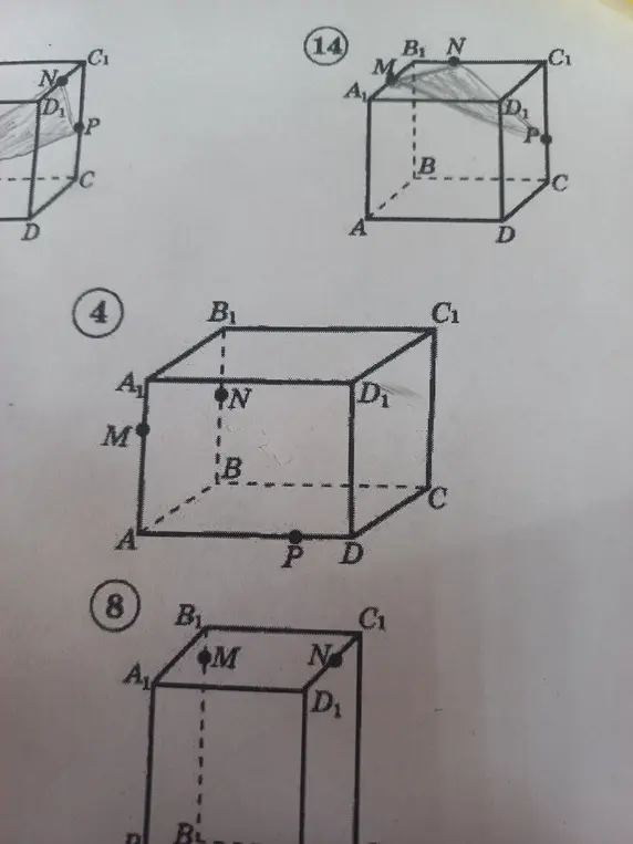 Найди сечение.
