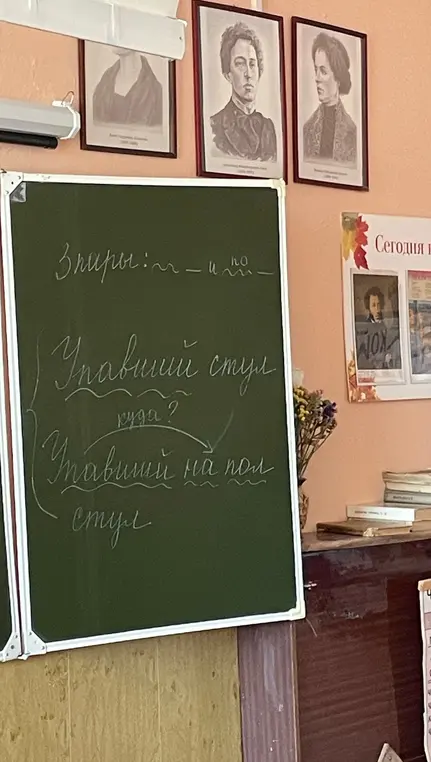Выполни синтаксический разбор предложений на доске.