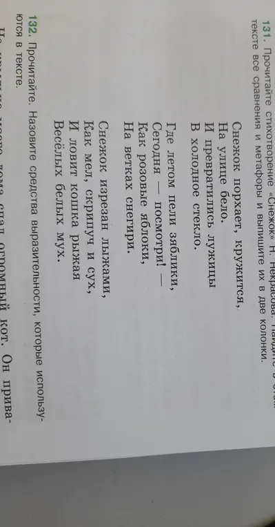 Назови средства выразительности, которые используются в тексте.