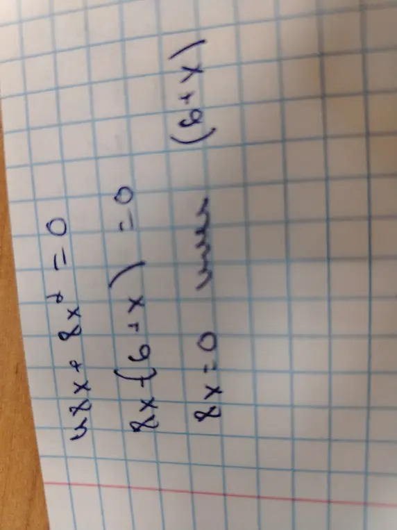 Реши уравнение (x + 9) * 8x = 0