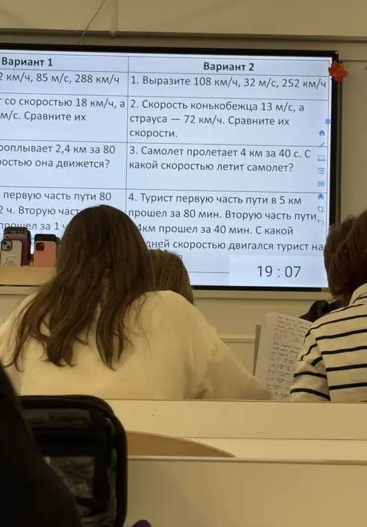 Реши задачи из варианта 2: вырази скорости, сравни скорости конькобежца и страуса, найди скорость самолета, найди среднюю скорость туриста.