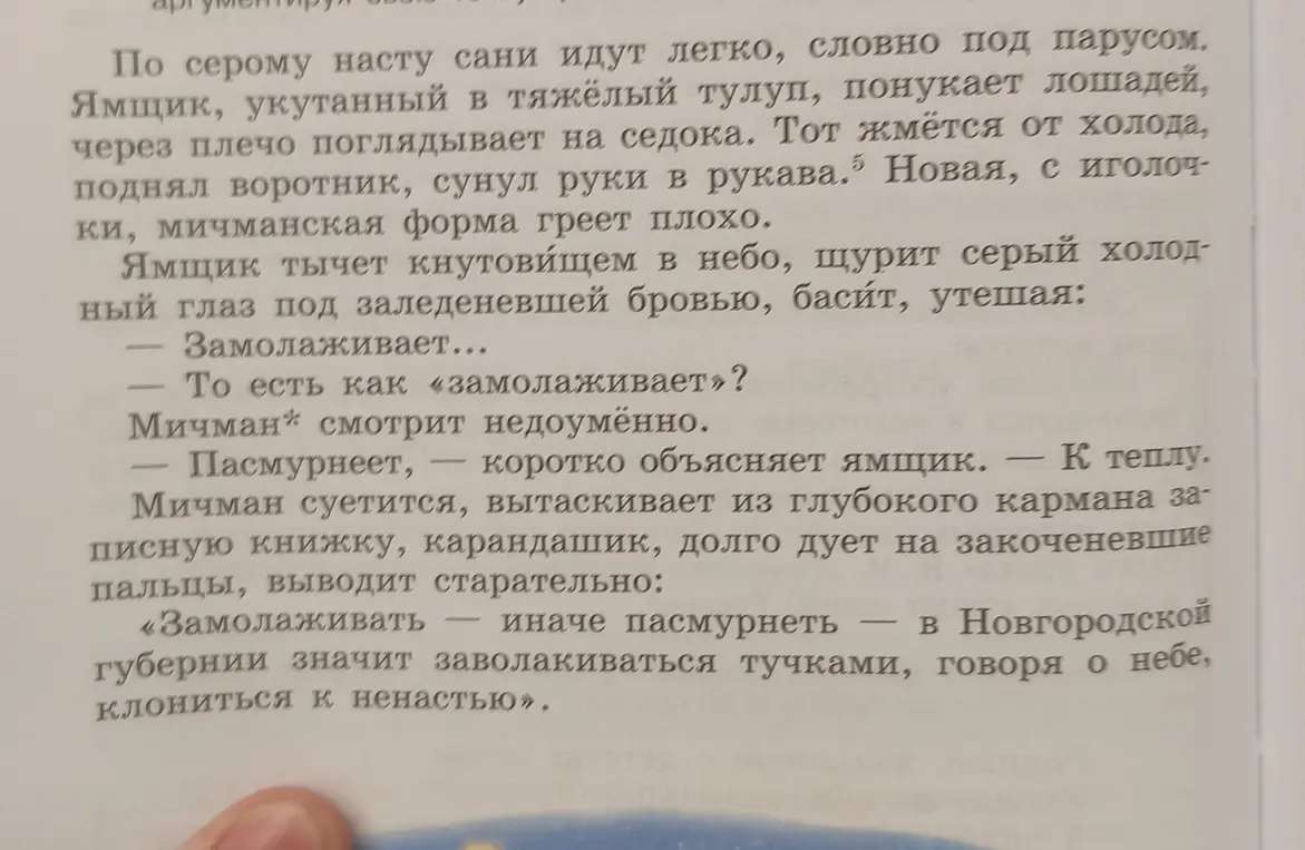 Напиши сжатое изложение текста про ямщика и мичмана