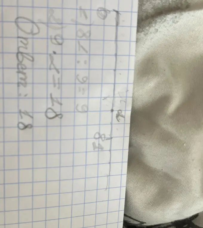 Найди частное чисел 87 и 6.