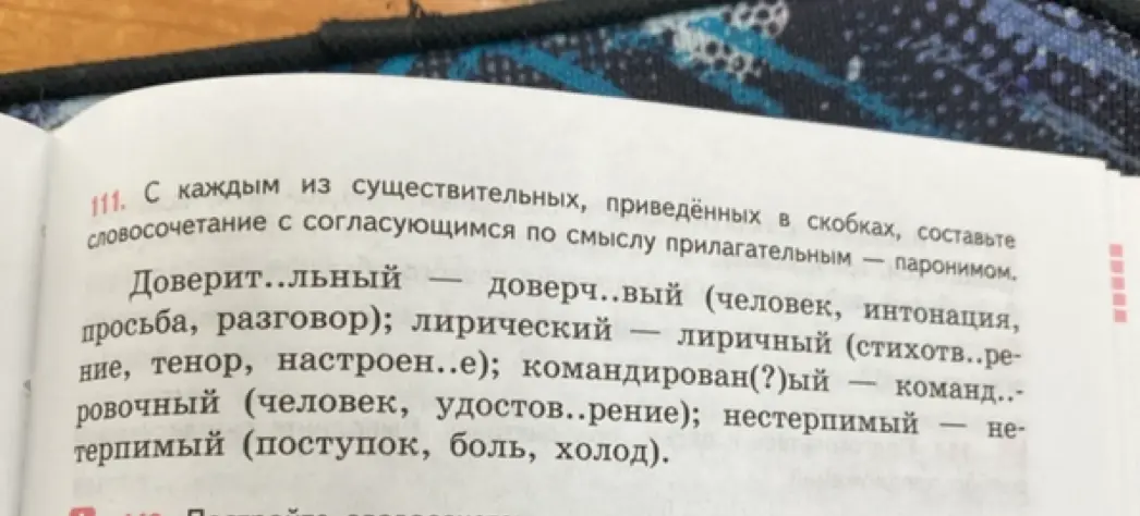 Составь словосочетание с согласующимся по смыслу прилагательным.