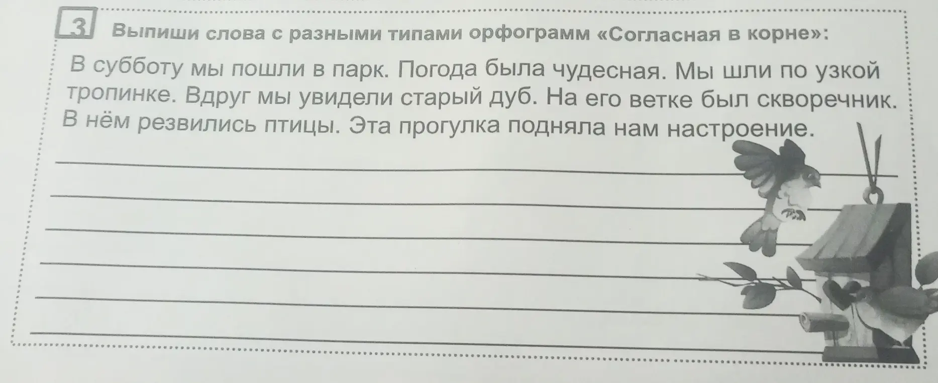 Выпиши слова с разными типами орфограмм «Согласная в корне».