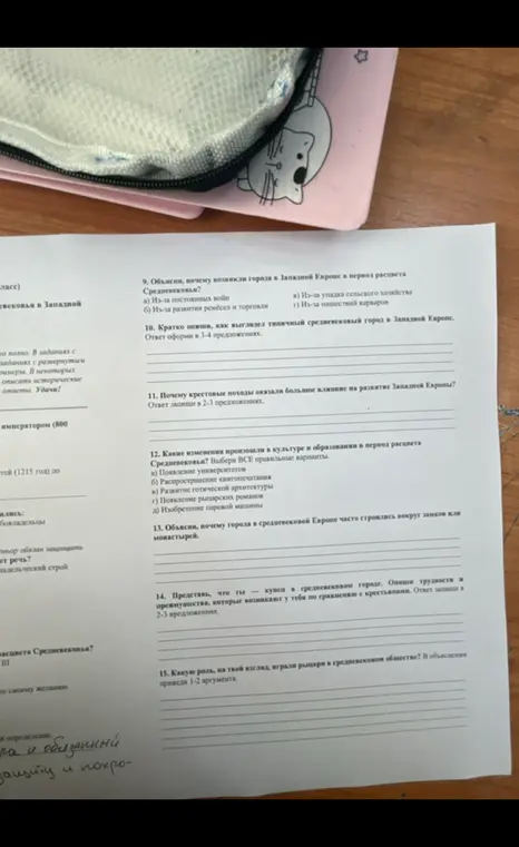 Объясни, почему возникли города в Западной Европе в период расцвета Средневековья?