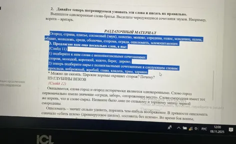 Давай теперь потренируемся узнавать эти слова и писать их правильно. Выпиши однокоренные слова-братья. Выдели чередующиеся сочетания звуков.