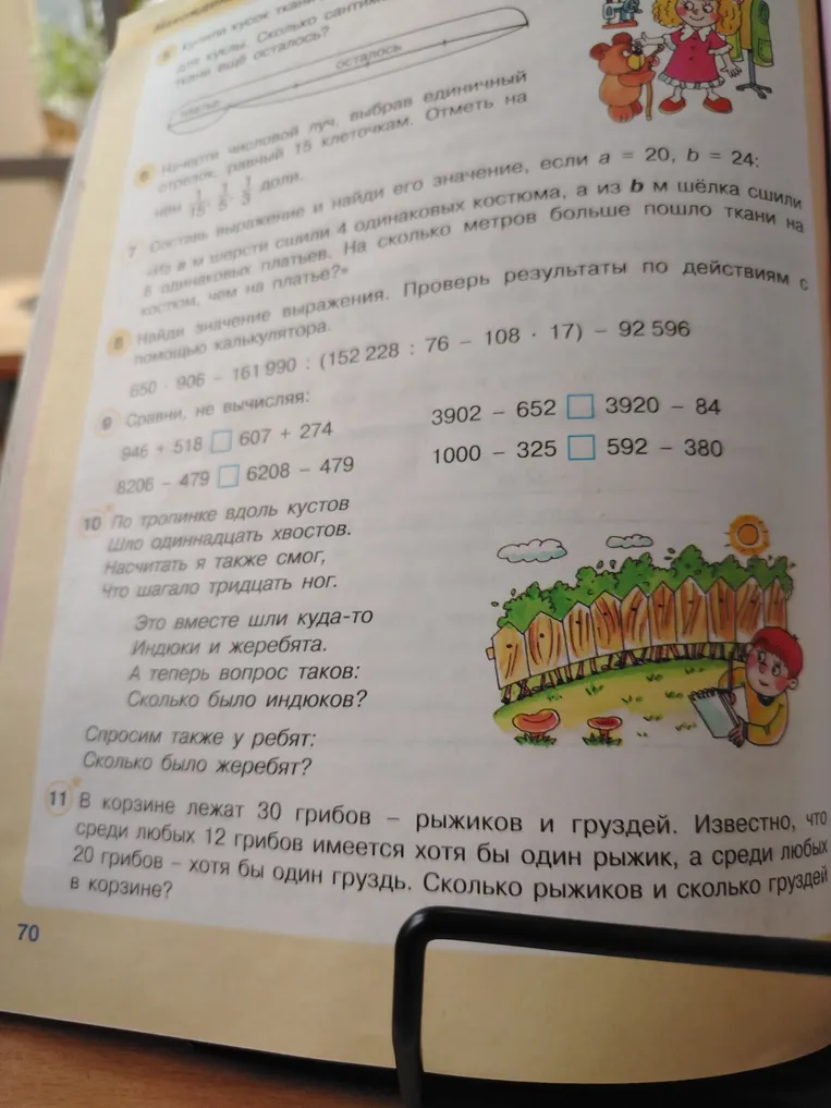 Сколько рыжиков и груздей в корзине, если в корзине лежат 30 грибов — рыжиков и груздей, среди любых 12 грибов имеется хотя бы один рыжик, а среди любых 20 грибов — хотя бы один груздь?