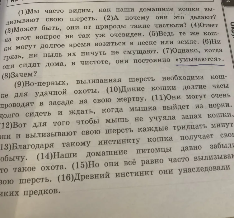 Выпиши из 17-го предложения все глаголы в той форме, которой они употреблены в предложении. Подумай и напиши, в какой жизненной ситуации уместно употребить выражение Волков бояться - в лес не ходить.