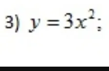 Построй график функции y = 3x^2 и составь таблицу значений.