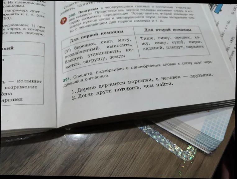 Спиши, подчёркивая в однокоренных словах к слову «друг» чередующиеся согласные.