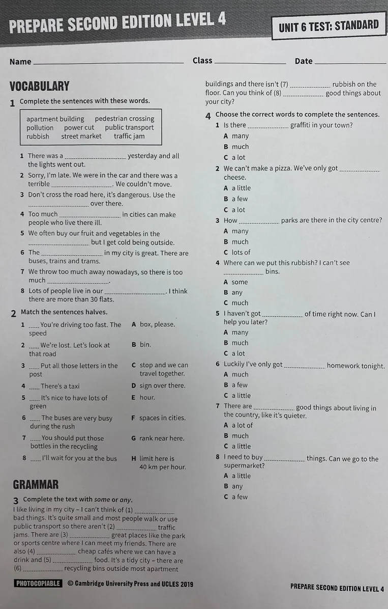 Complete the sentences with these words.