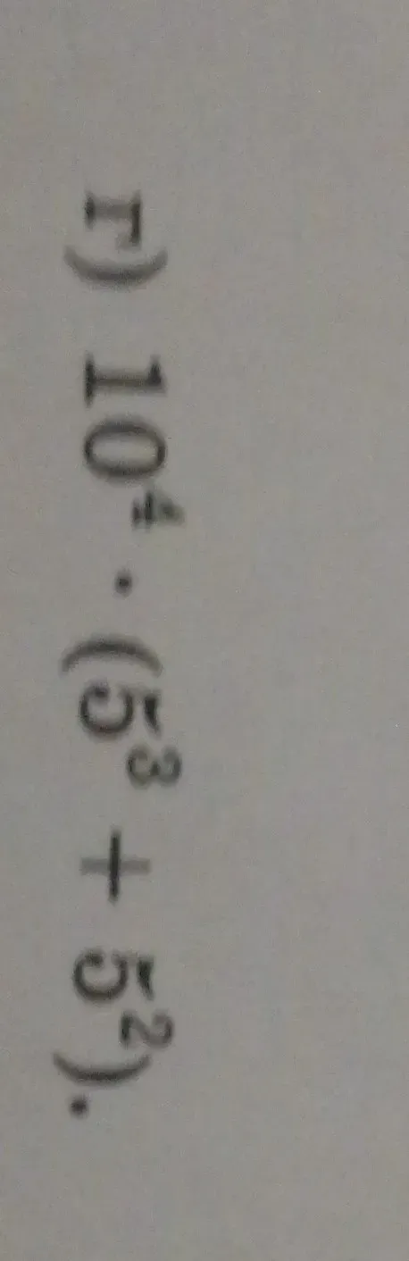 Вычислите значение выражения $10^4 \cdot (5^3 + 5^2)$