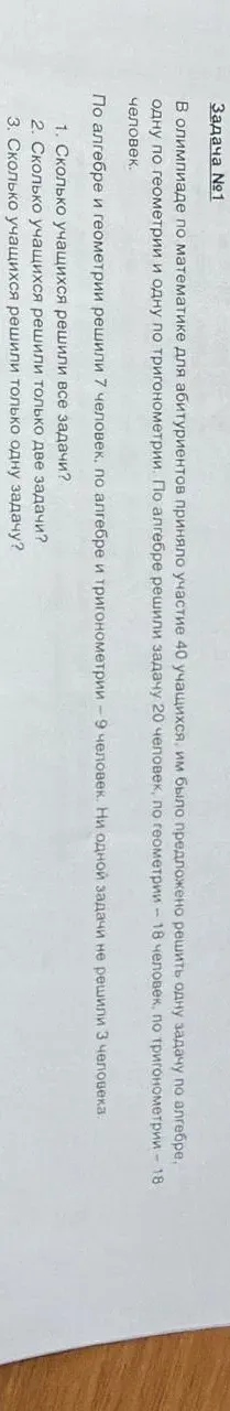 Сколько учащихся решили все задачи?