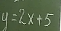 Построить график функции $y=2x+5$