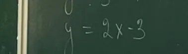 Постройте график функции y = 2x - 3