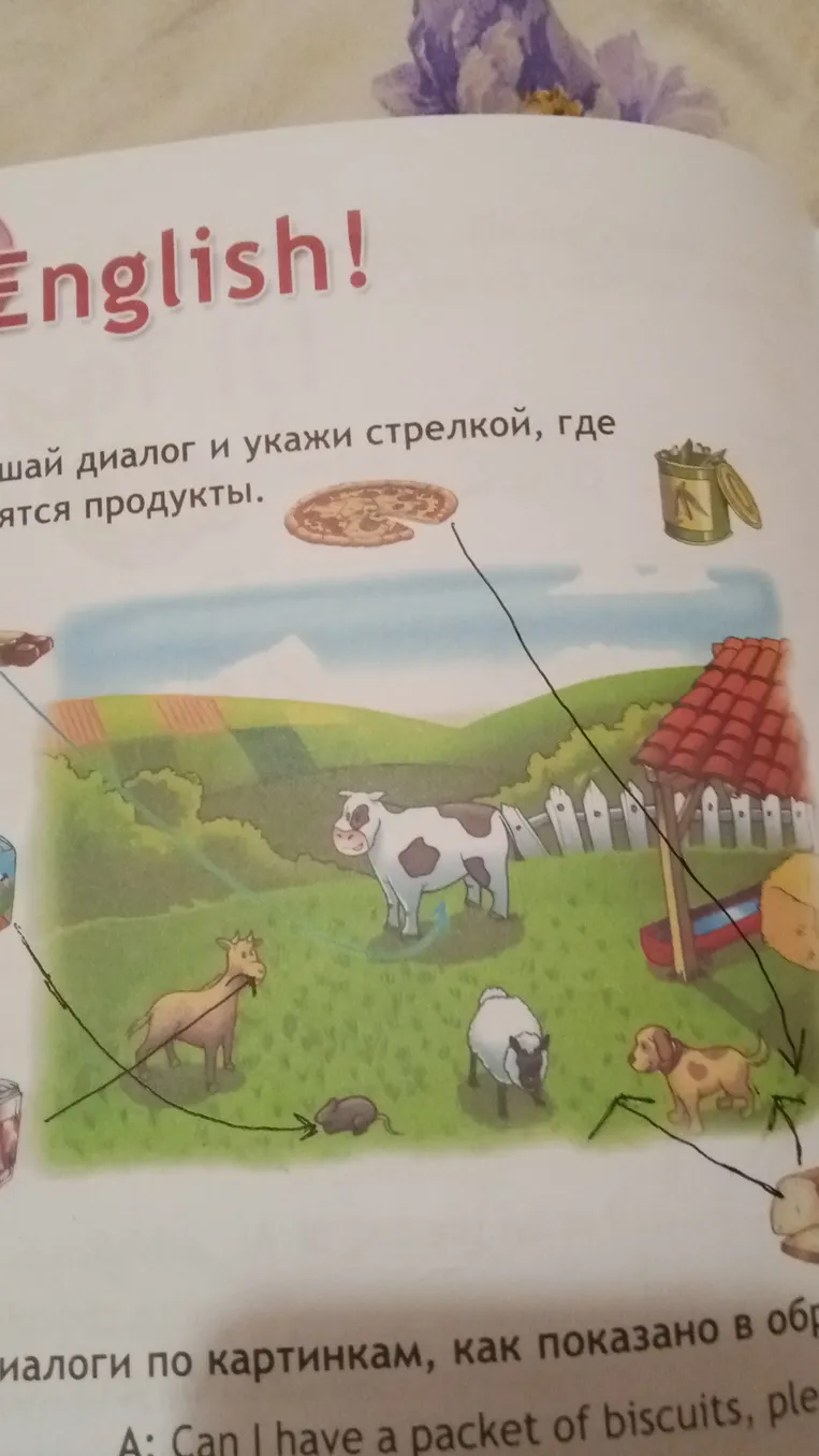 Где находится горошек