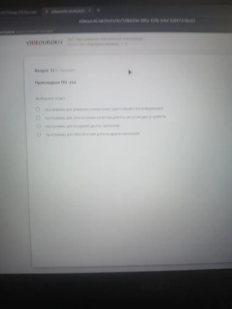 Прикладное ПО – это