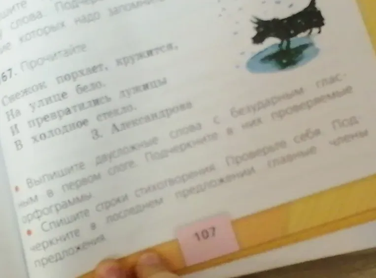 Выпиши двусложные слова с безударным гласным в первом слоге. Подчеркните в них проверяемые орфограммы.