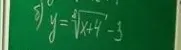 Постройте график функции y = 3√(x+4) - 3.