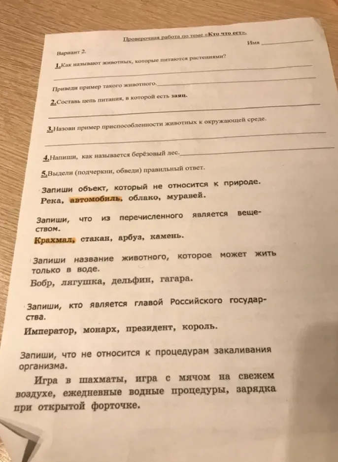 Как называют животных, которые питаются растениями?