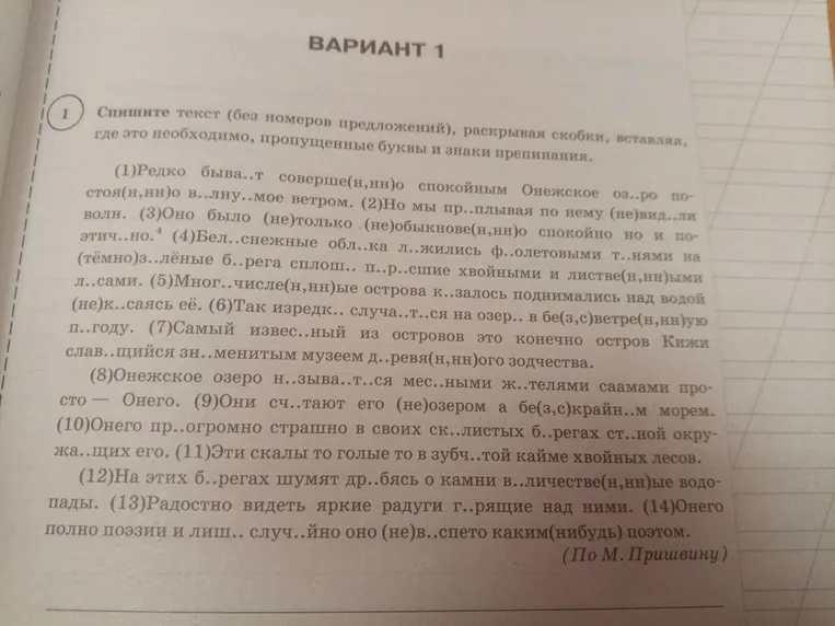 Спишите текст, раскрывая скобки, вставляя пропущенные буквы и знаки препинания.