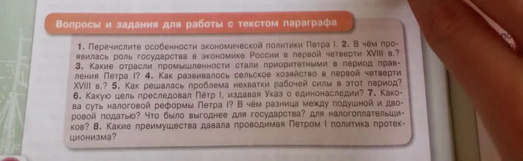 Перечислите особенности экономической политики Петра I.