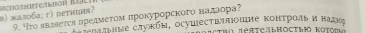 Что является предметом прокурорского надзора?