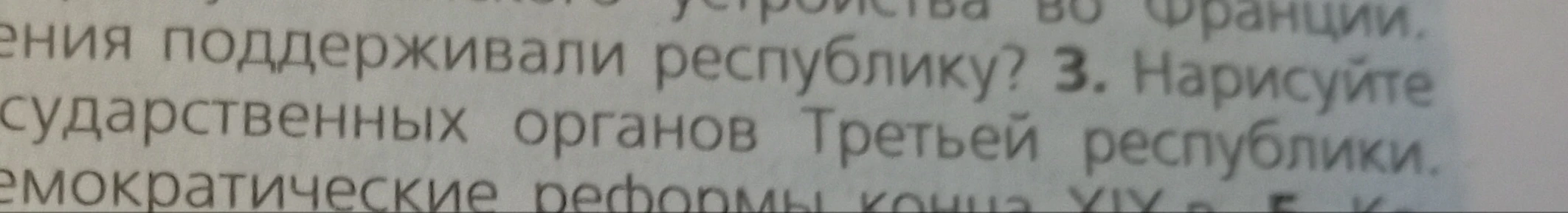 Нарисуйте схему государственных органов Третьей республики.