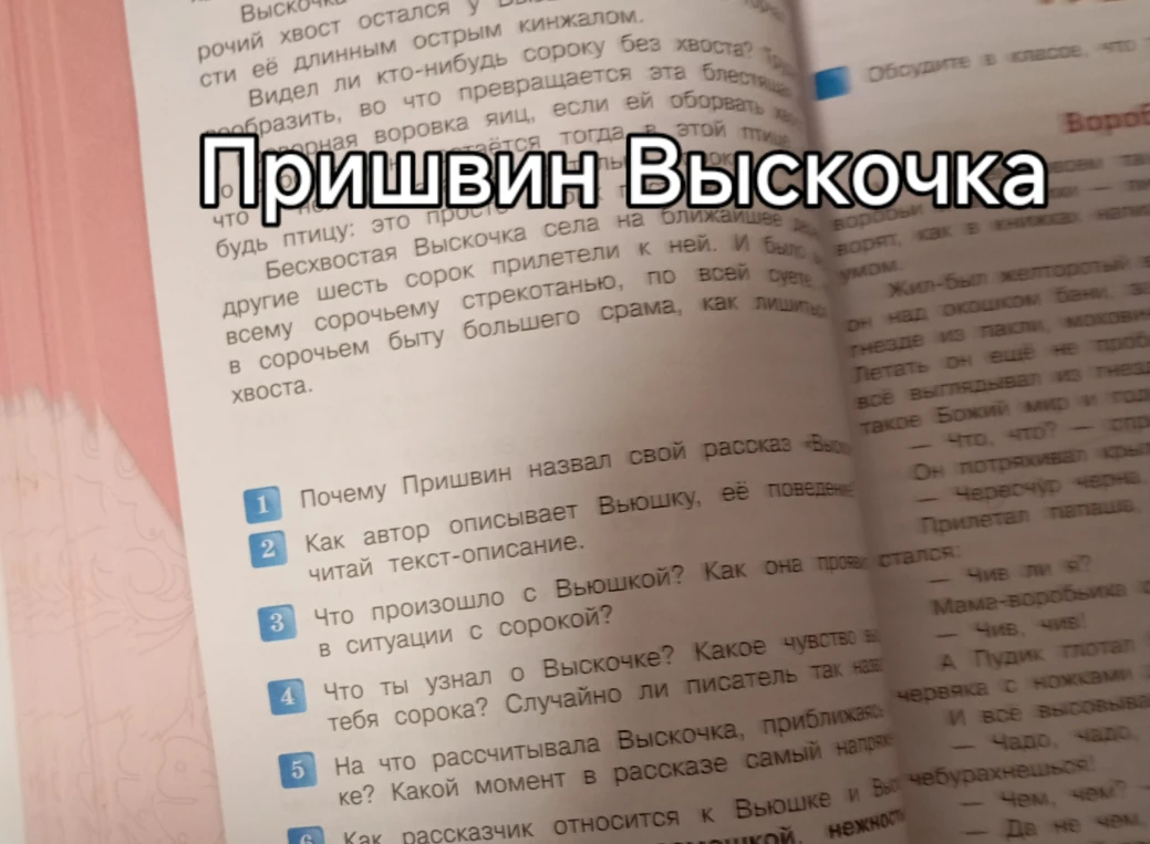 Напишите отзыв на рассказ М. Пришвина «Выскочка».