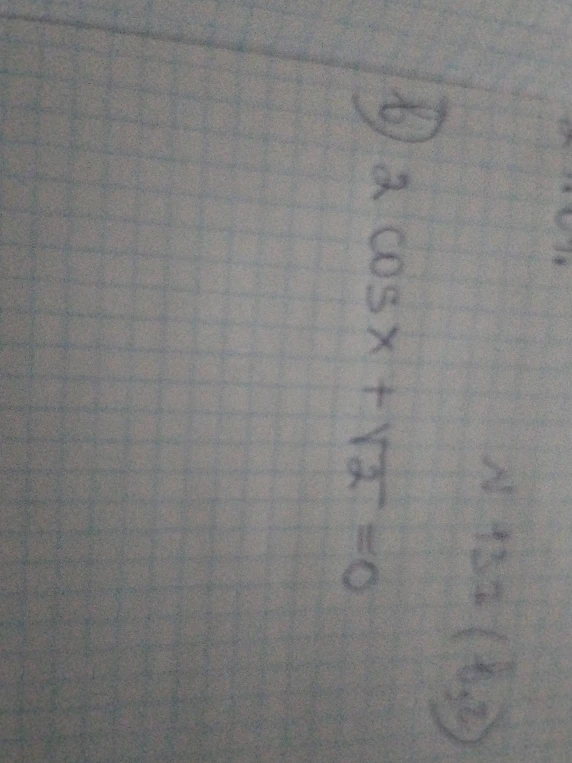 Решите уравнение 2 cos x + √2 = 0