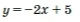 Постройте график функции y = -2x + 5