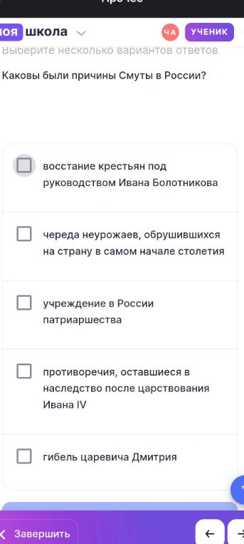Каковы были причины Смуты в России?