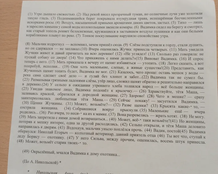 Напишите сочинение на тему 'Какого человека можно назвать добрым?' по тексту А. Никольской.