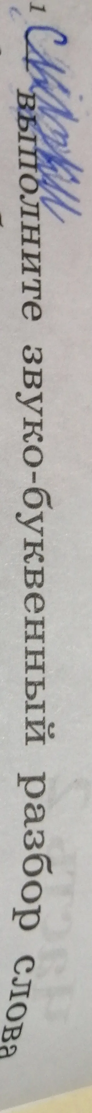 Выполните звуко-буквенный разбор слова Снежки