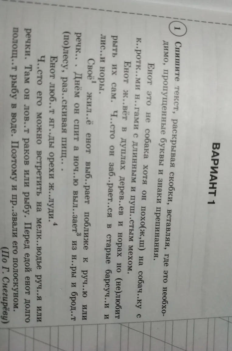 Спишите текст, раскрывая скобки, вставляя, где это необходимо, пропущенные буквы и знаки препинания.