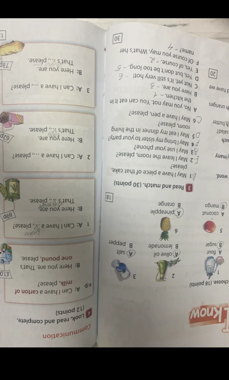 Read and match. Look, read and complete.