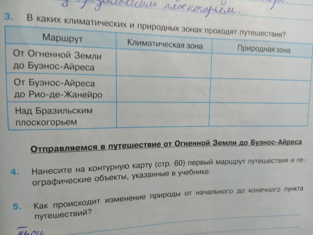 В каких климатических и природных зонах проходят путешествия?