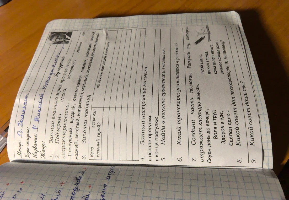 Выполните задания по рассказу В. Голявкина «Никакой горчицы я не ел»