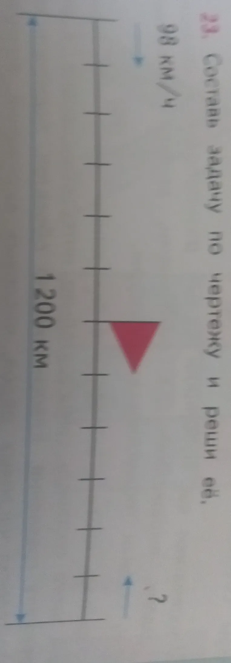 Составь задачу по чертежу и реши её.