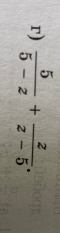 Выполните сложение дробей: 5/(5 - z) + z/(z - 5)