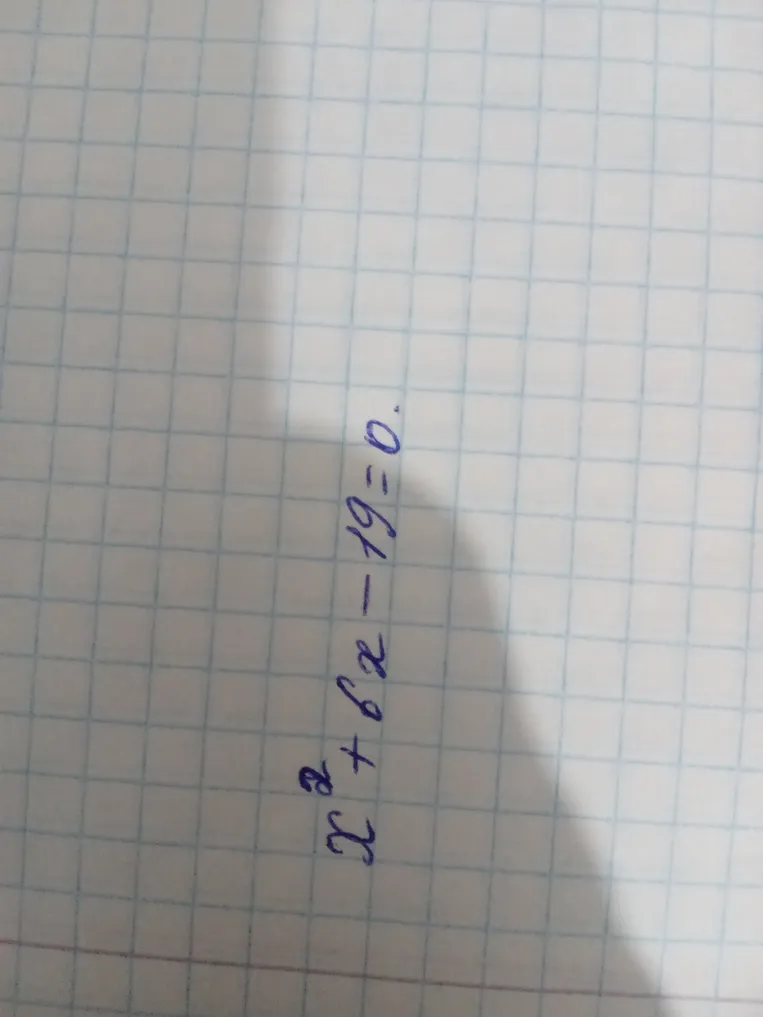 x^2+6x-19=0