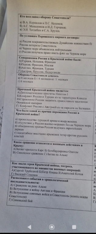 Кто возглавил оборону Севастополя?