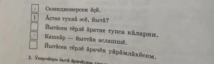 Сделать план по порядку