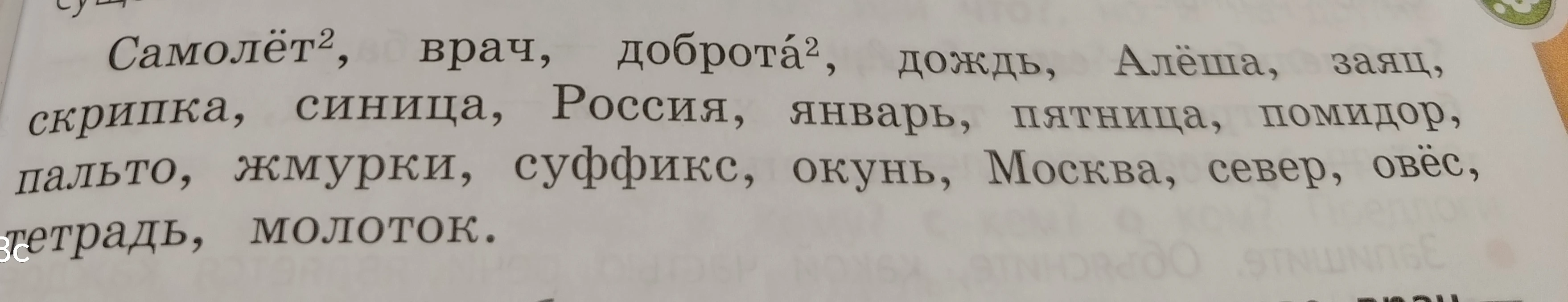 Выполните морфемный разбор слов: Самолёт, доброта.