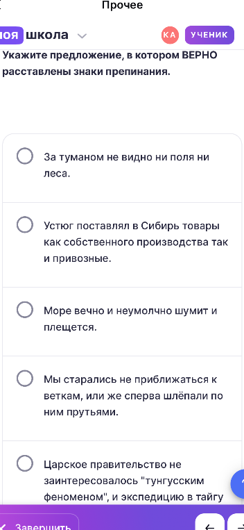 Укажите предложение, в котором ВЕРНО расставлены знаки препинания.