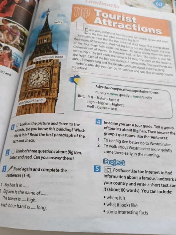 Look at the picture and listen to the sounds. Do you know this building? Which city is it in? Read the first paragraph of the text and check.