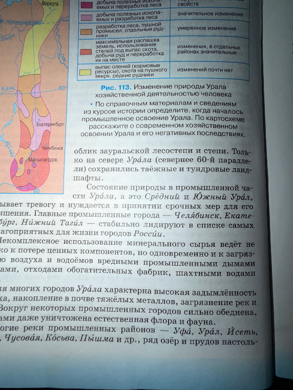 Найди здесь экологические проблемы Урала кратко