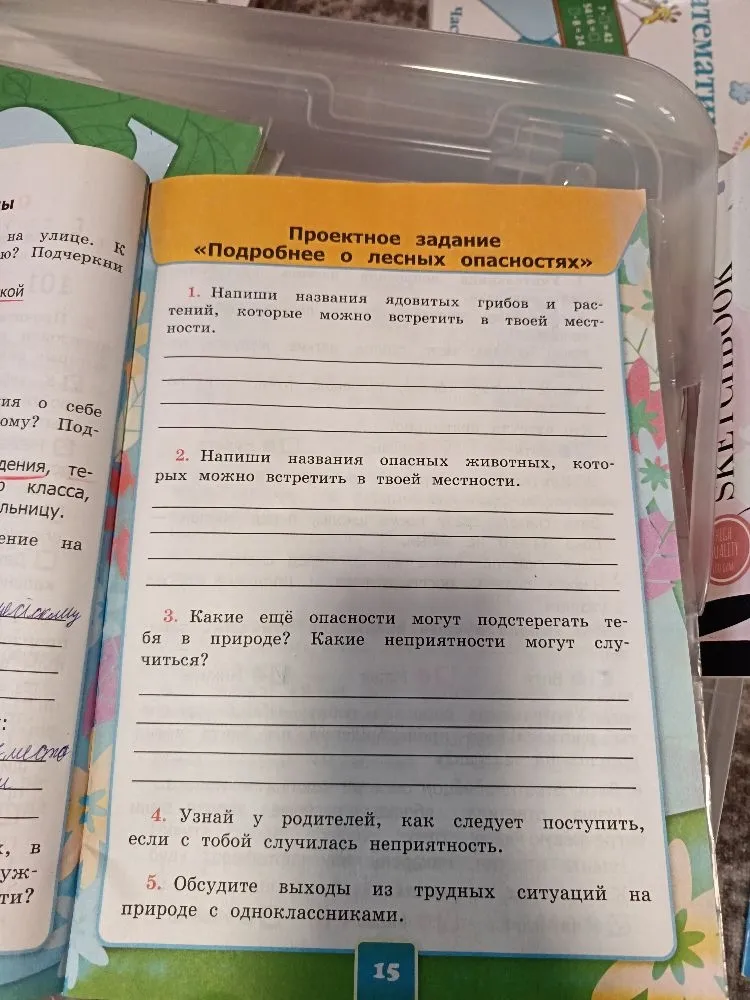 Проектное задание «Подробнее о лесных опасностях»