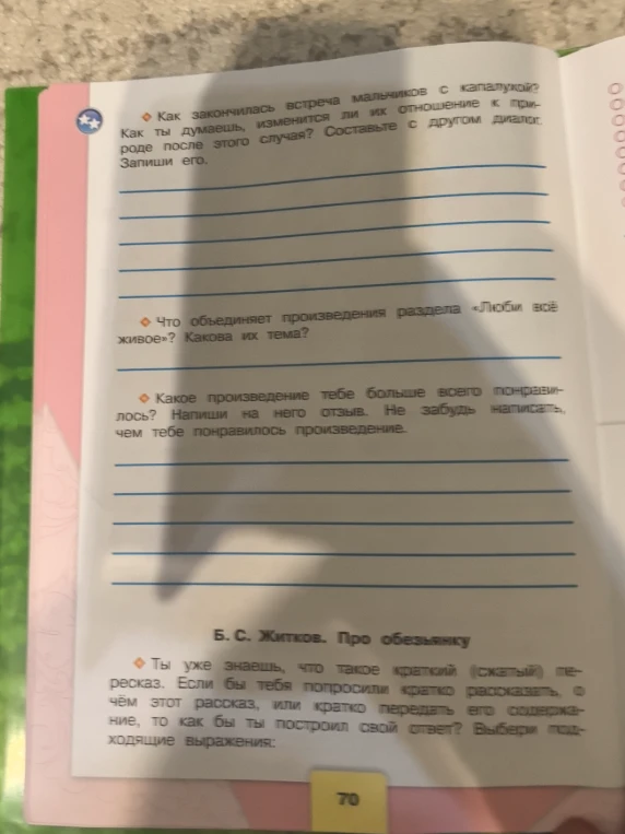 Как закончилась встреча мальчиков с капалухой? Как ты думаешь, изменится ли их отношение к природе после этого случая?